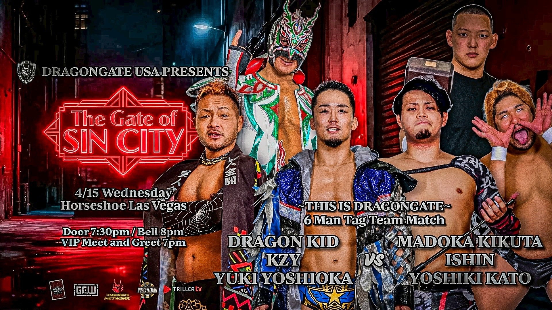 Dragongate USA: The Gate Of Sin City