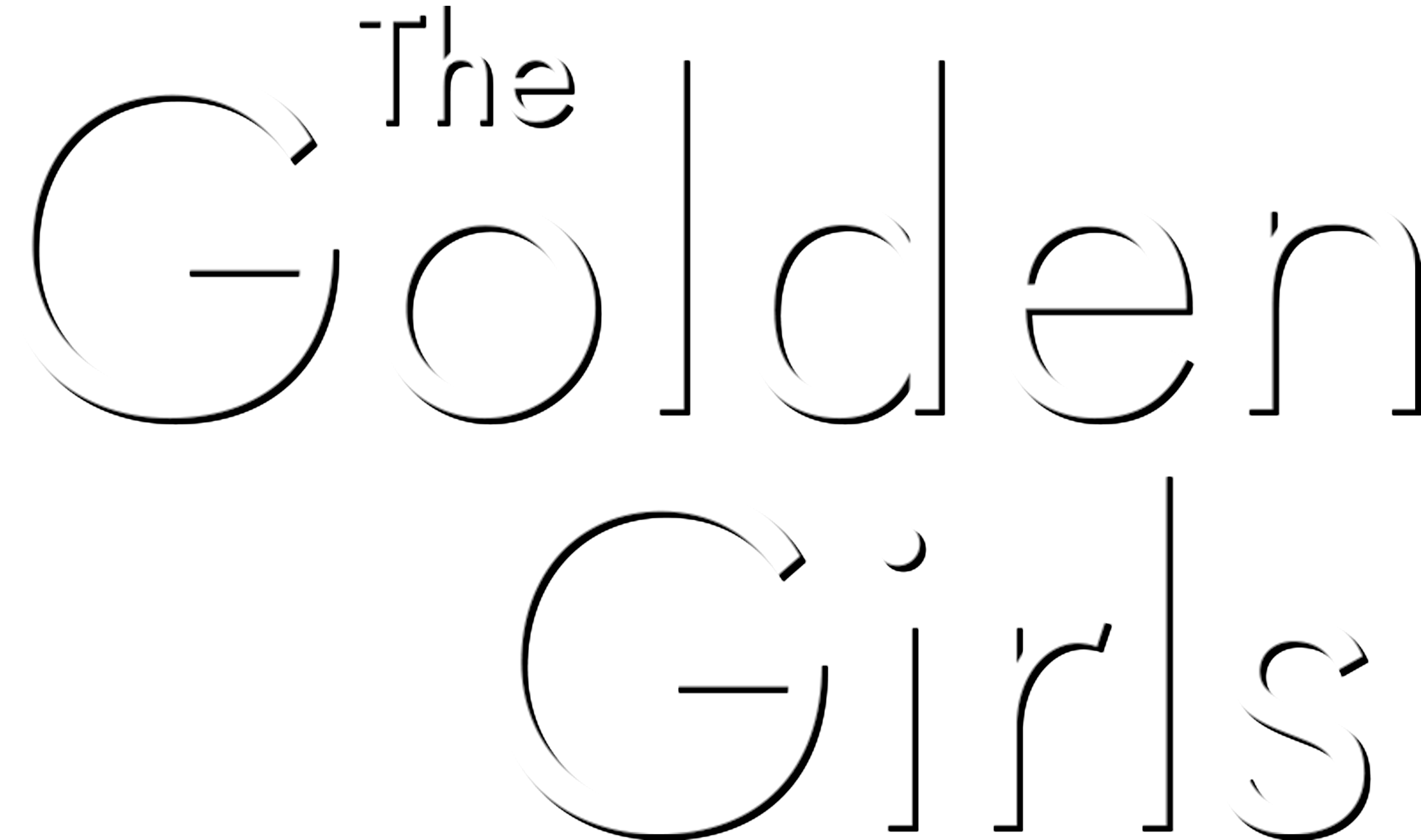 The Golden Girls (TV Series 1985-1992) - Logos — The Movie Database (TMDB), image size:3679x2175