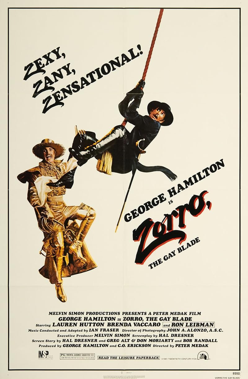 Zorro, The Gay Blade