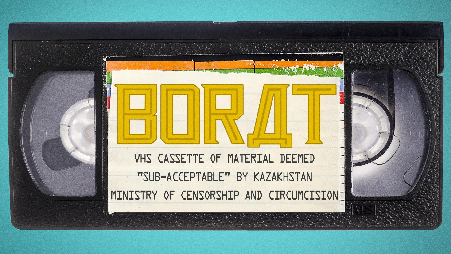 Borat: VHS Cassette of Material Deemed "Sub-Acceptable" by Kazakhstan Ministry of Censorship and Circumcision (2021)