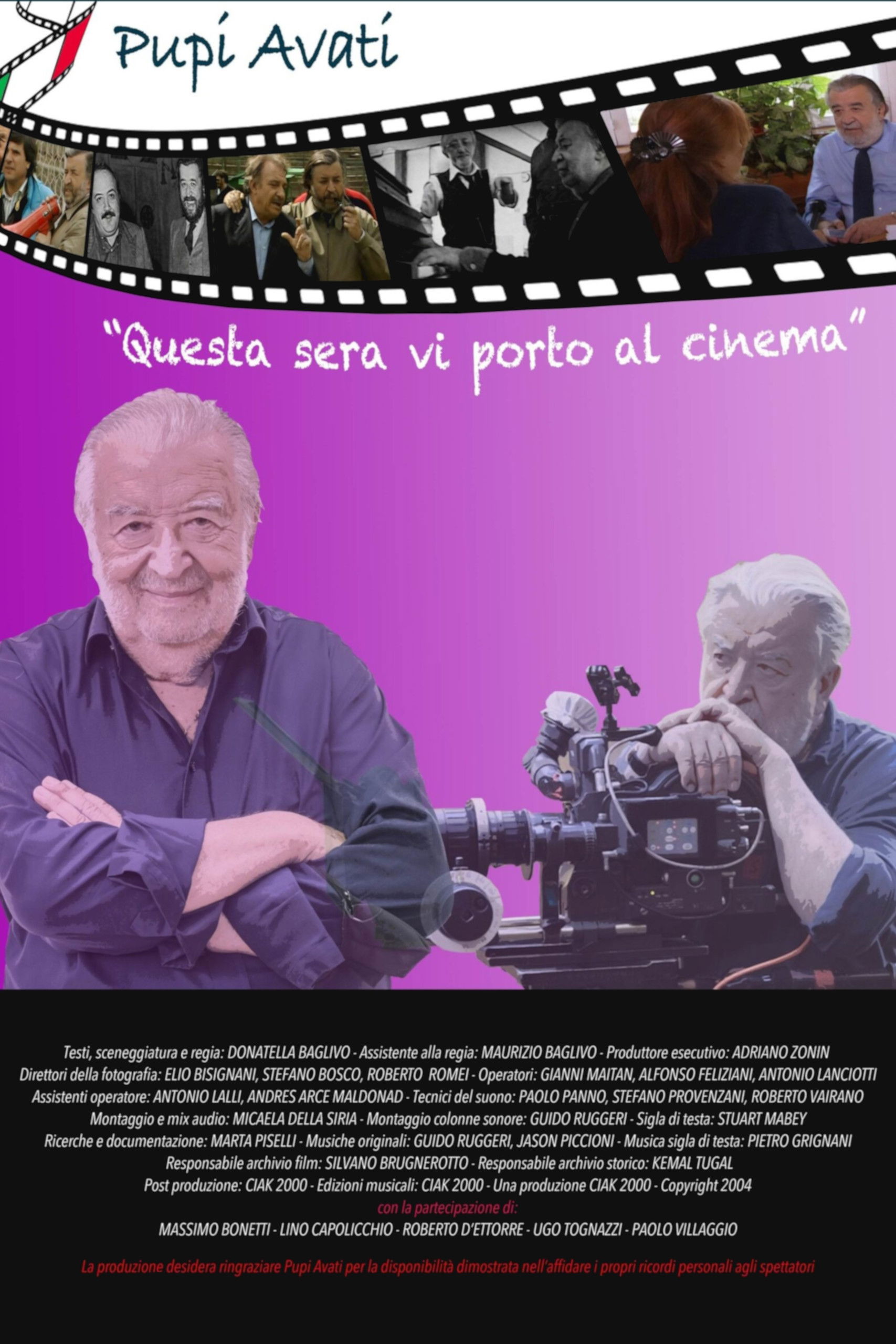 Pupi Avati: Questa sera vi porto al cinema