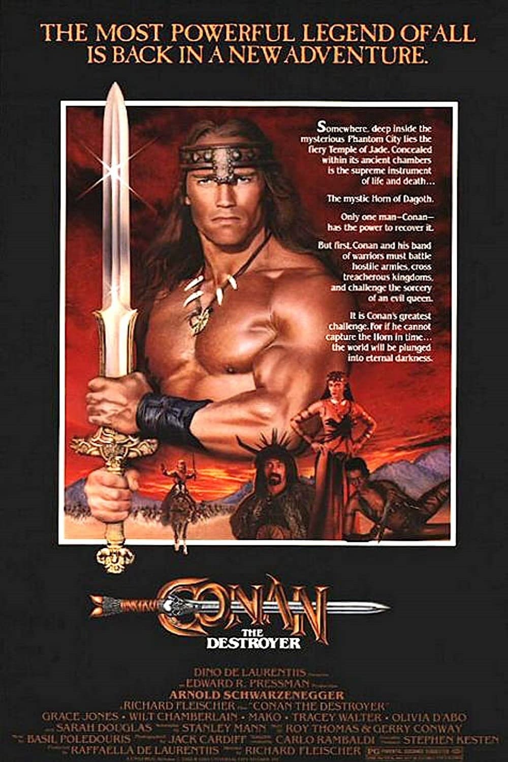 Conan the Destroyer Movie poster