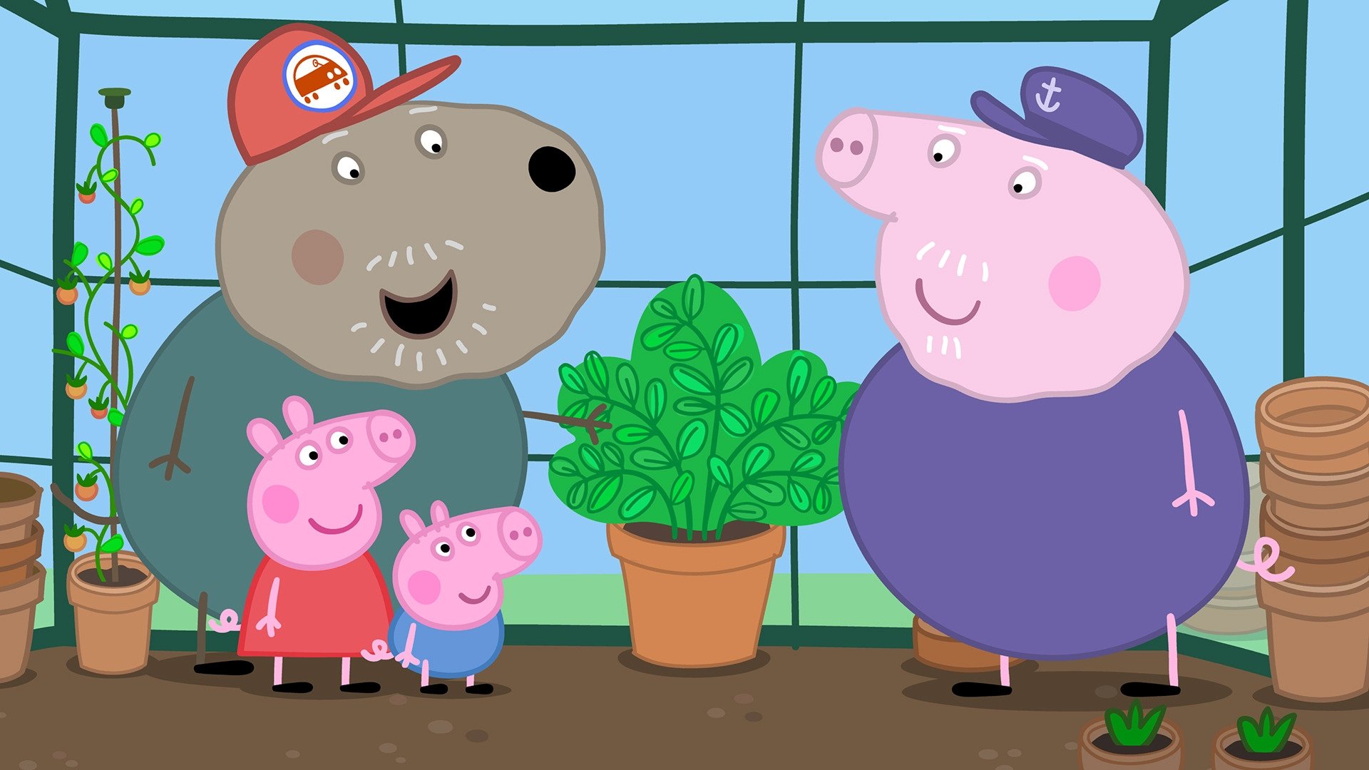 Peppa Pig Season 5 :Episode 12  Grandpa Pig's Greenhouse