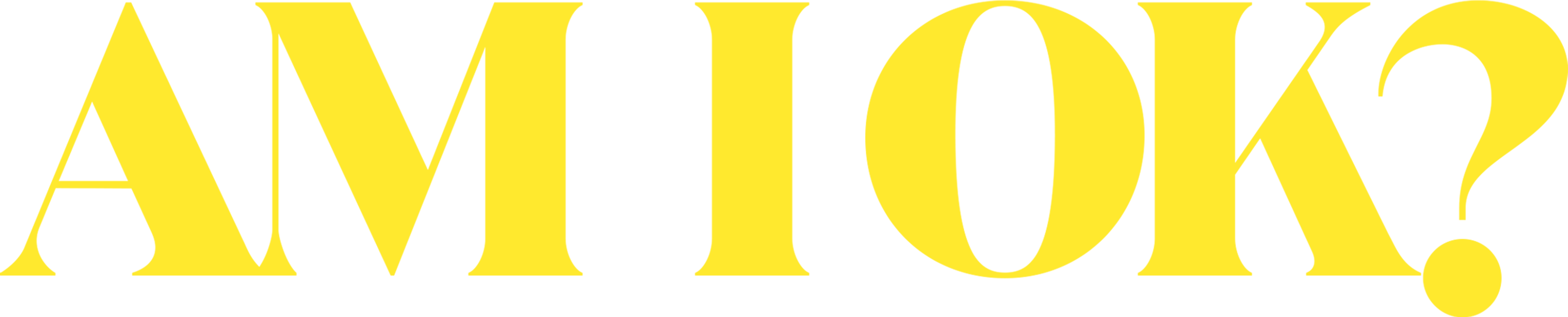 Am I OK? Logo