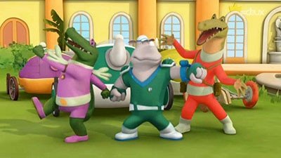 Babar : Les Aventures de Badou - Cap'taine costaud contre rhino musclé