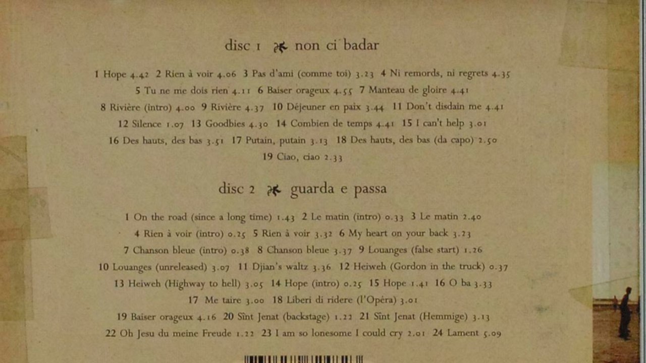 Imagem do Filme Stephan Eicher - Non Ci Badar...Guarda E Passa  (live at Carcassonne)