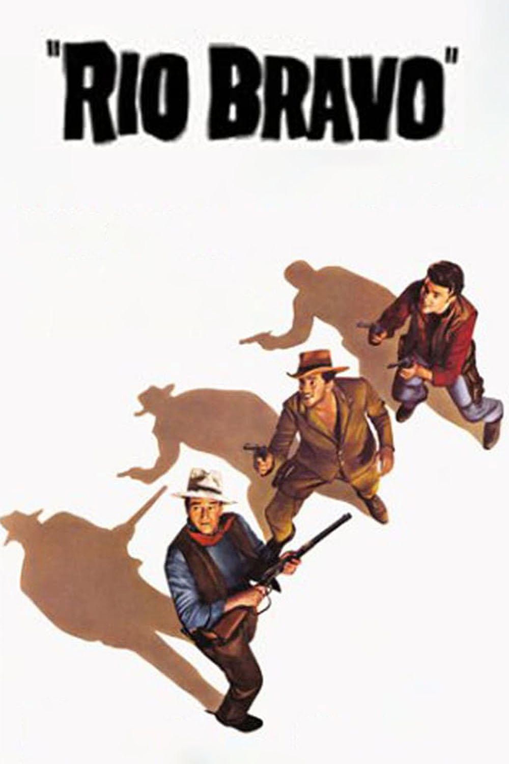 thumbnail image 2 of 1959 Rio Bravo Vintage Western Movie Poster Print – 36x24 Inch, 9mil Paper (Reproduction) 2 of 6