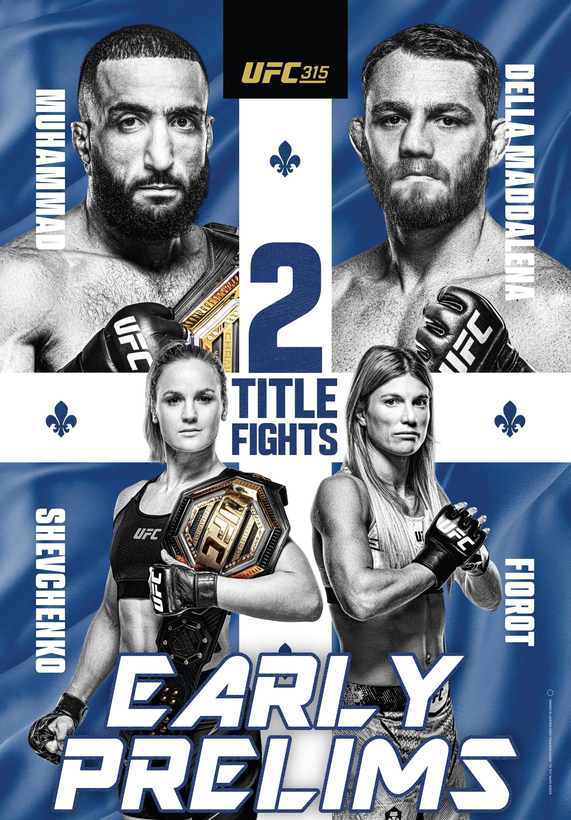 UFC 315: Muhammad vs. Della Maddalena