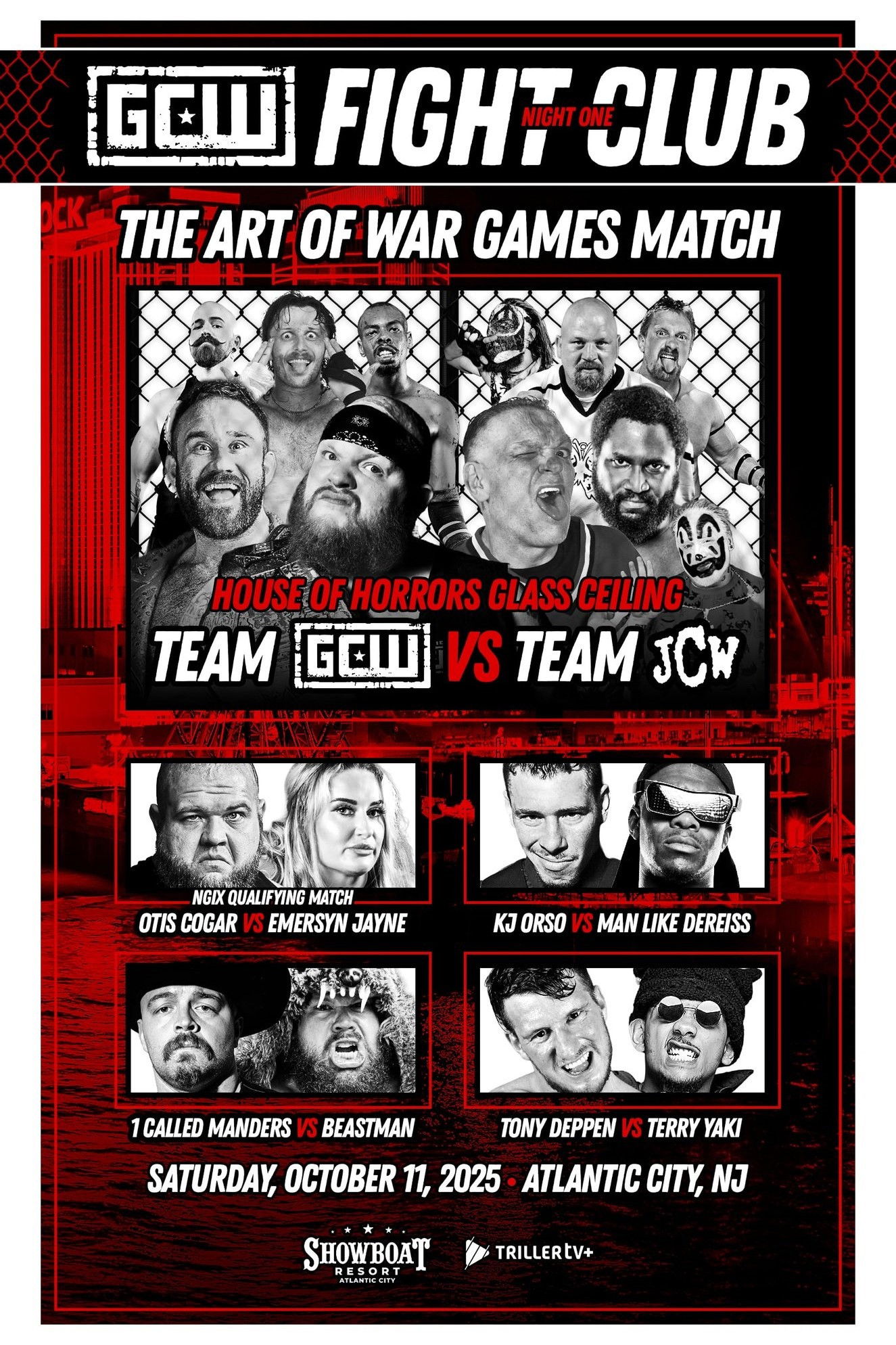 GCW: Fight Club 2025 - The Art of War Games, Night 1