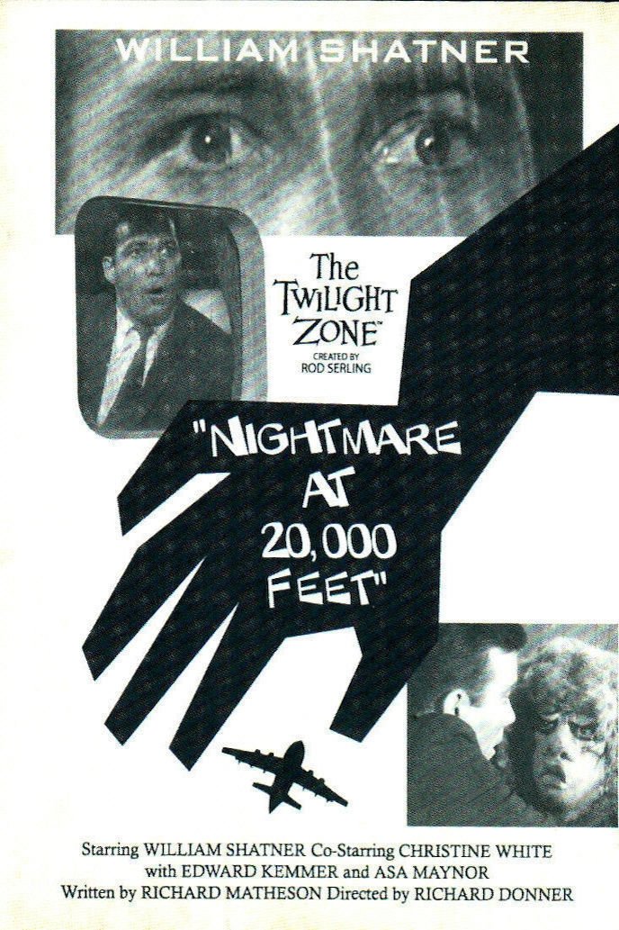 Twilight Zone Nightmare At 30 000 Feet The Twilight Zone: Nightmare at 20,000 Feet (1963) | The Poster