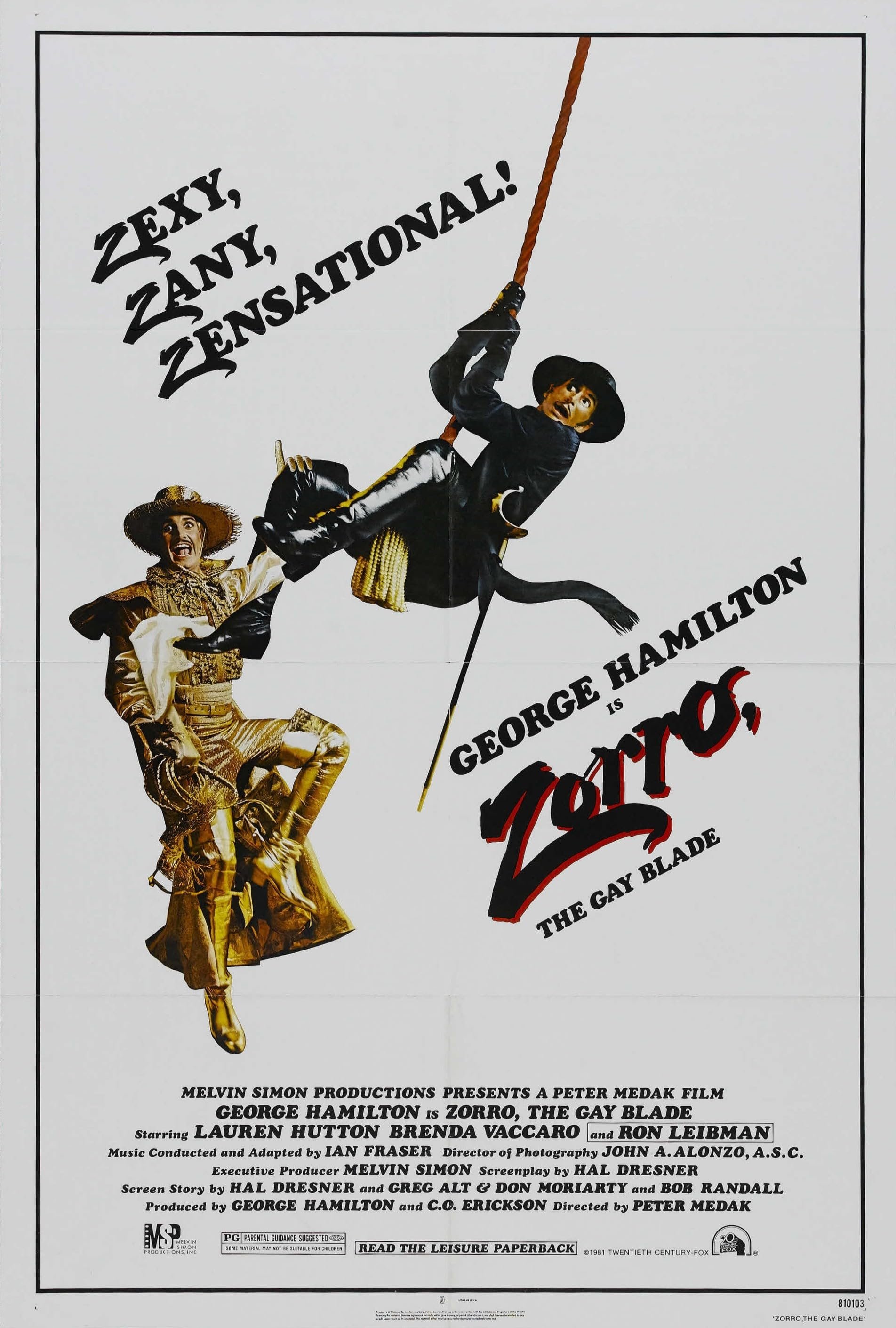Zorro, The Gay Blade