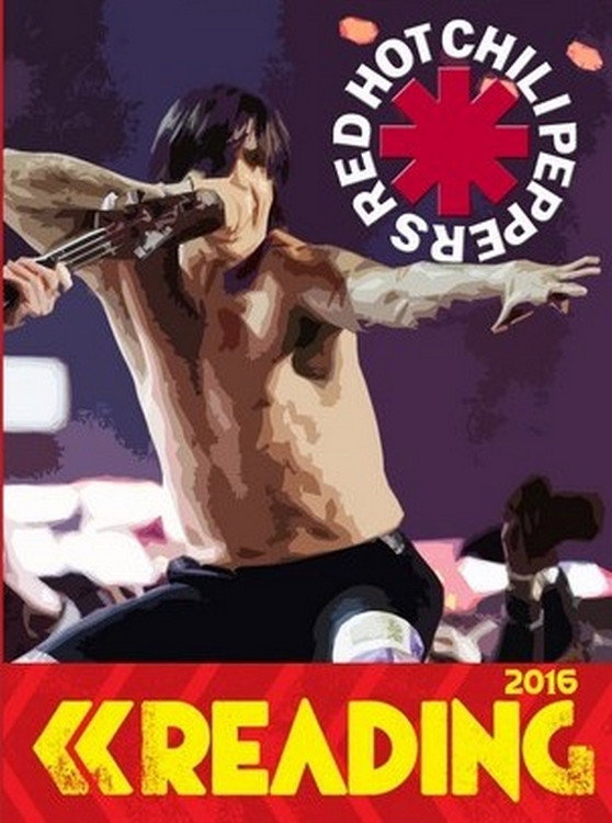 Red Hot Chili Peppers Reading & Leeds Festival 2016 (2016) The Poster
