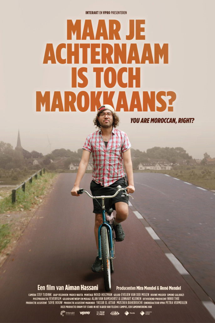 Plakat, der markedsfører But your last name is Moroccan, isn't it?