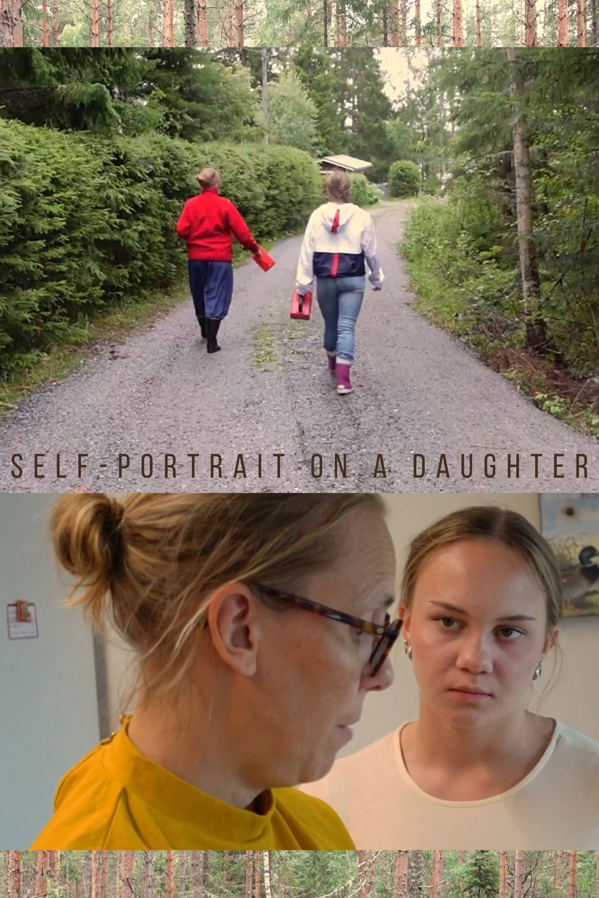 Self-portrait on a daughter