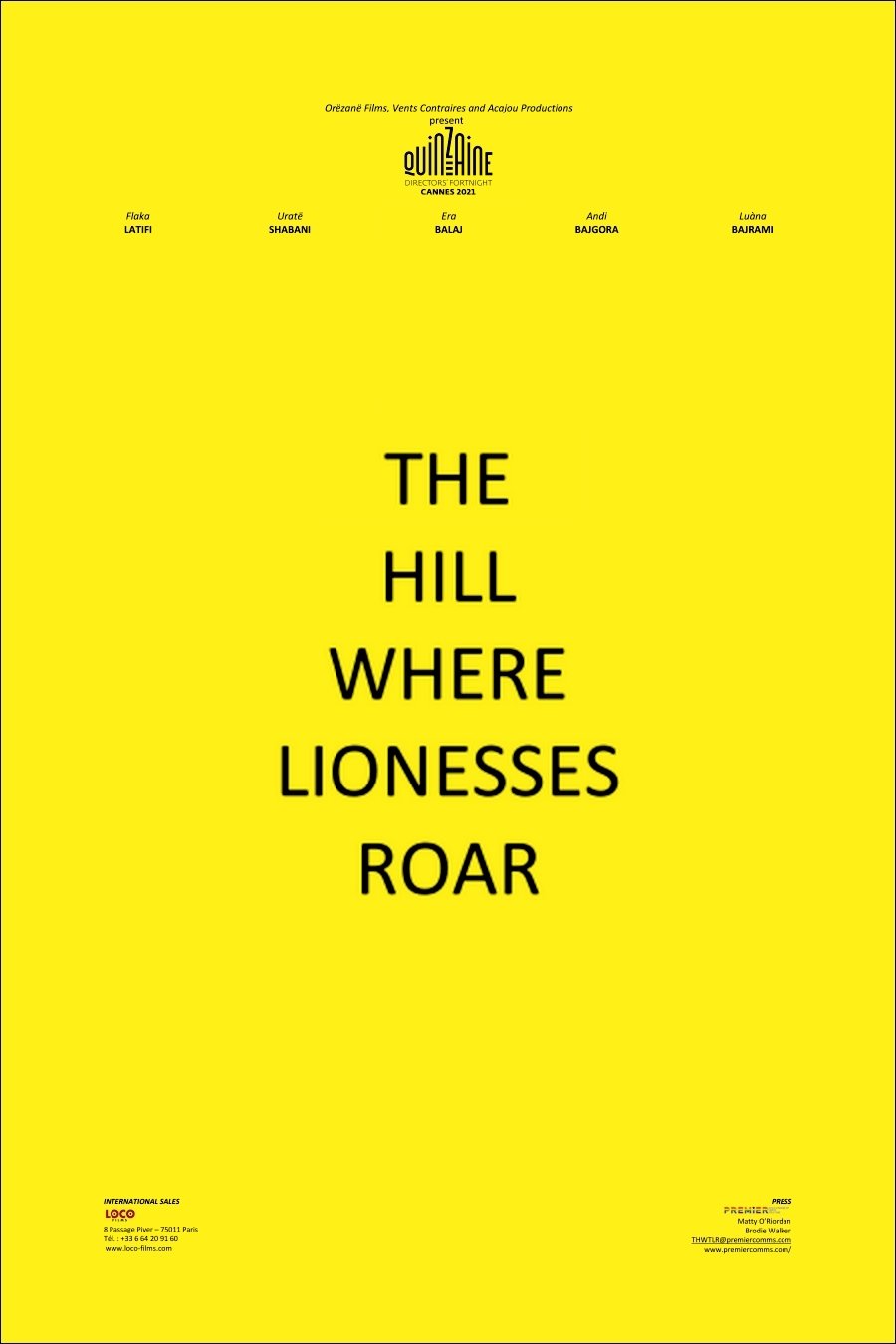 The Hill Where Lionesses Roar