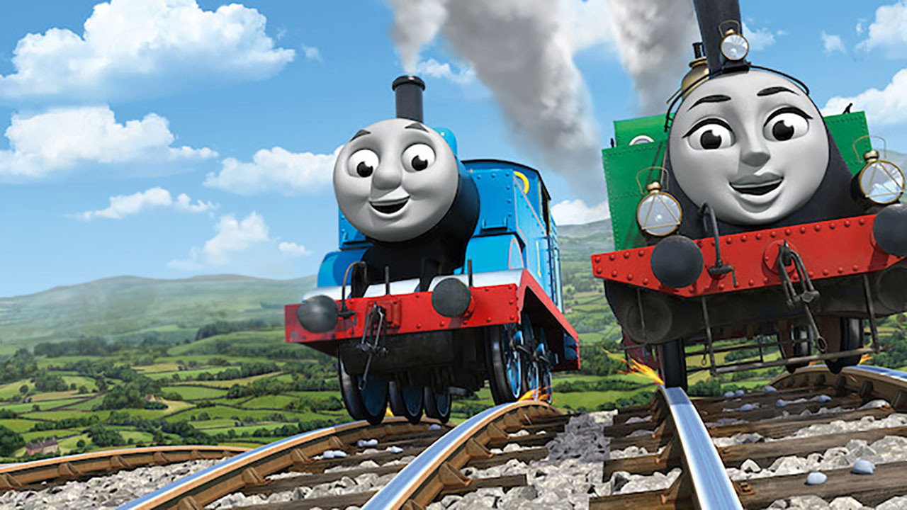 Thomas E Seus Amigos Todos os trilhos levam a Roma backdrop