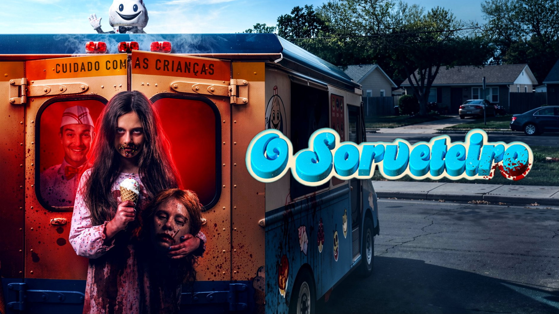 Ice Cream Man backdrop