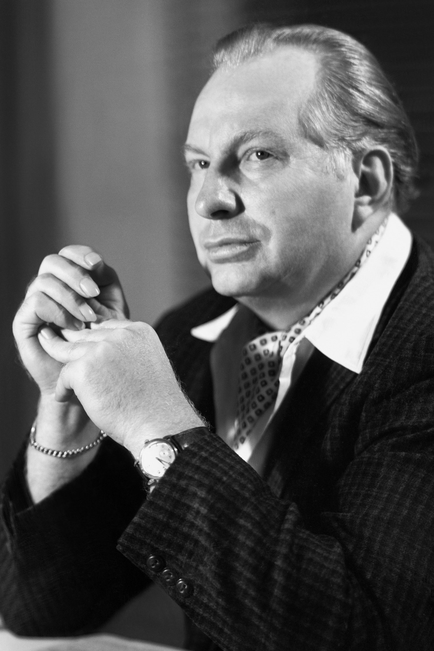 et billede af L. Ron Hubbard