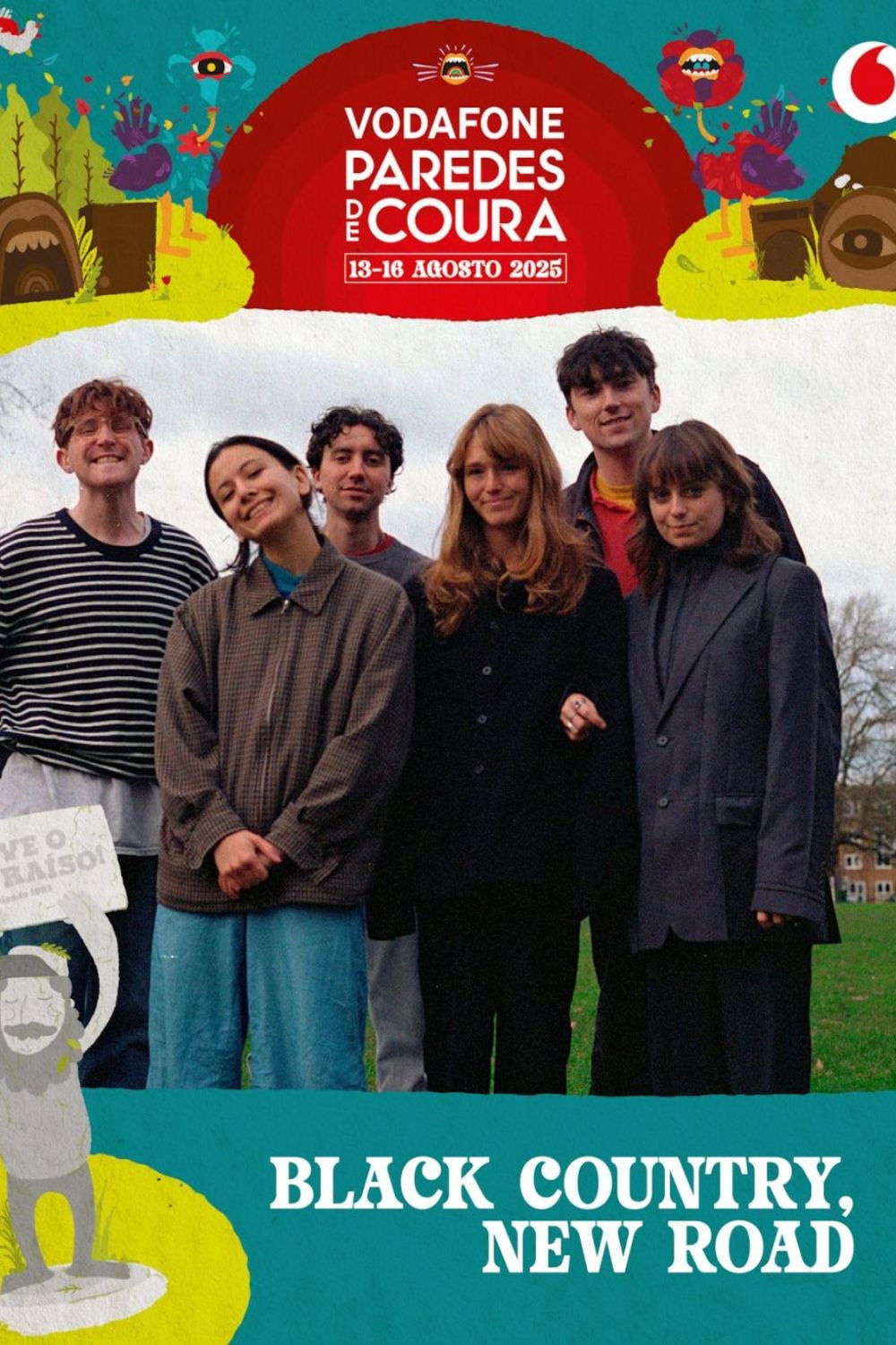 Vodafone Paredes de Coura 2025: BLACK COUNTRY, NEW ROAD