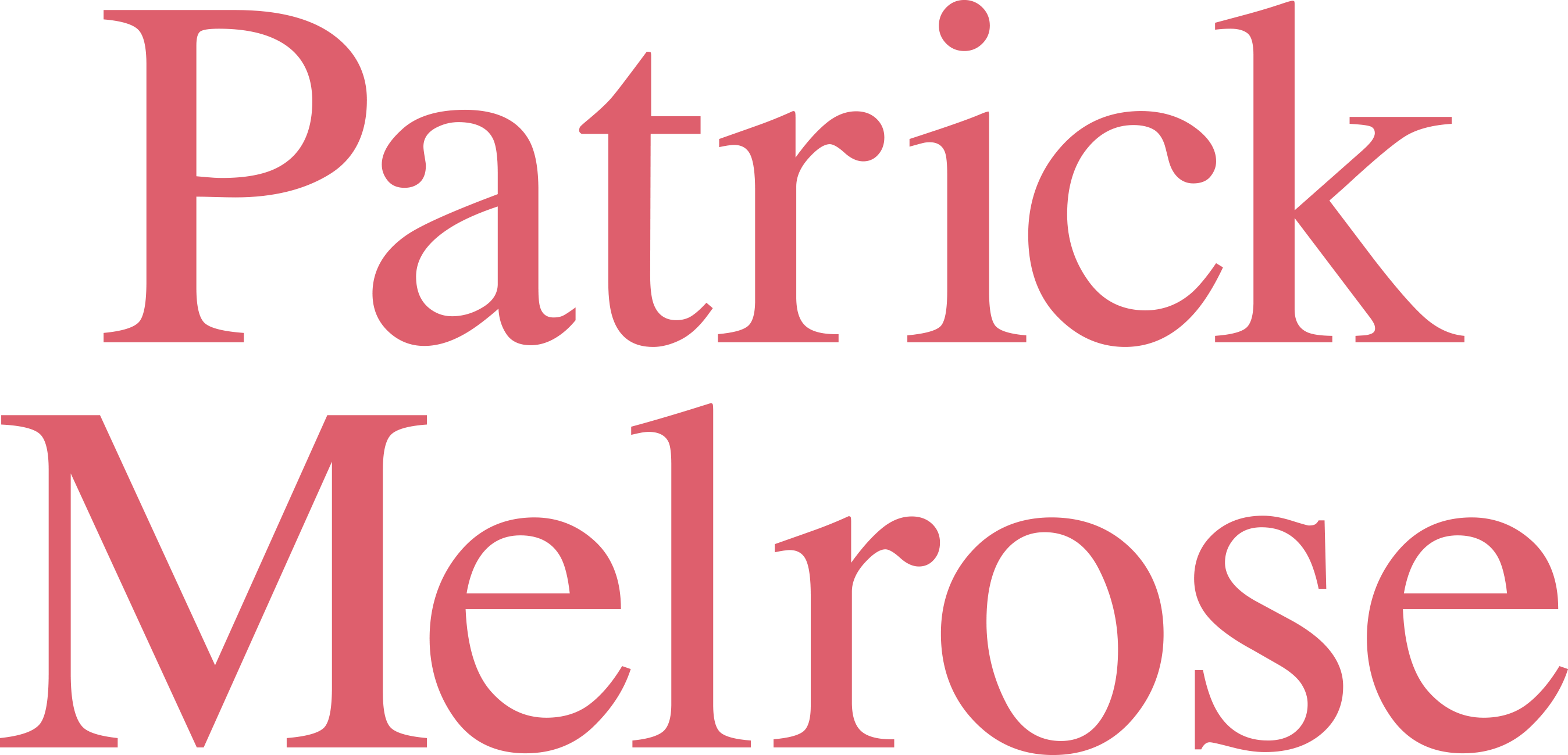 Patrick Melrose Logo