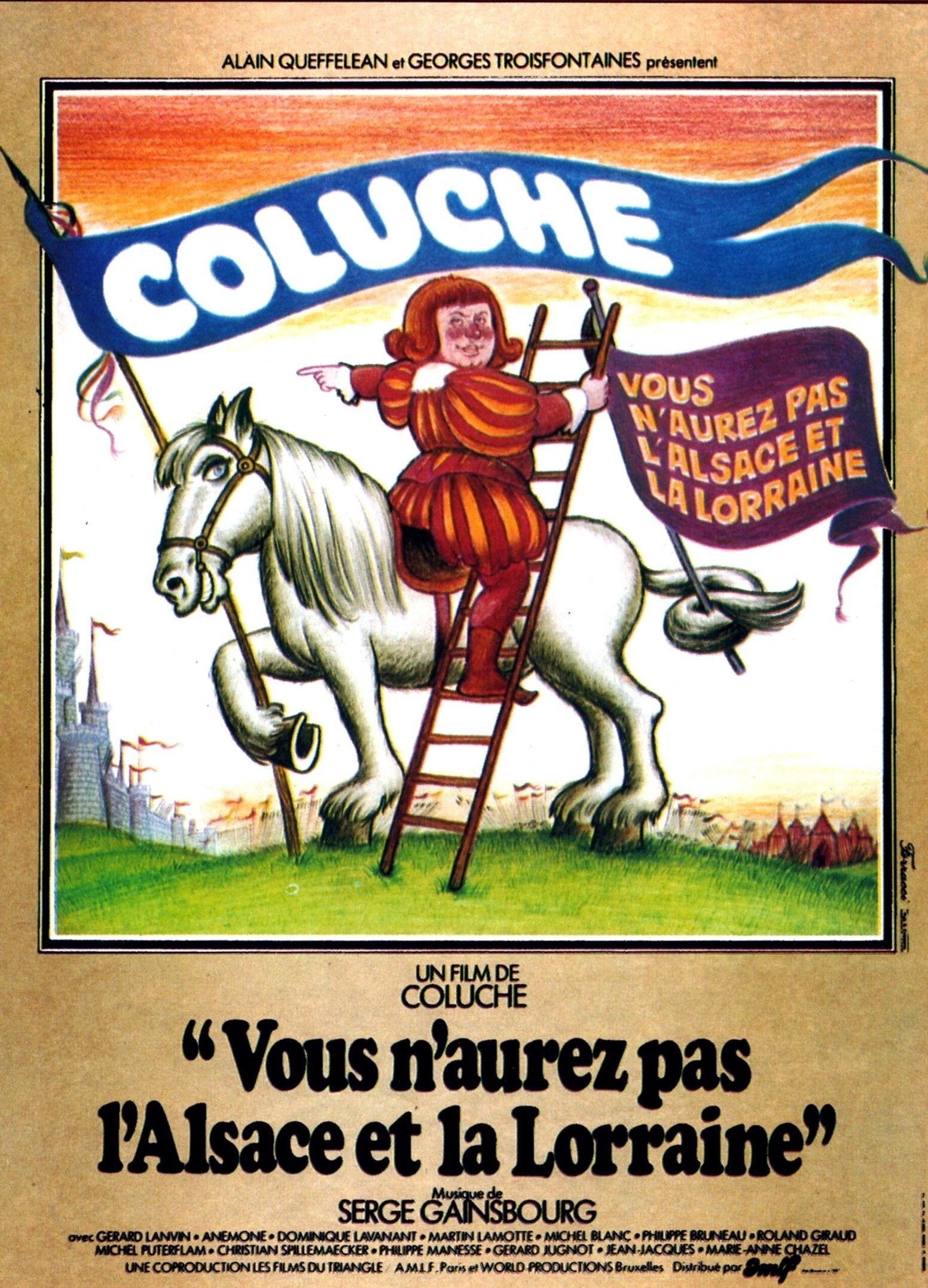 EN - Vous N'aurez Pas L'Alsace Et La Lorraine (1977) (FRENCH ONLY NO SUB) CHRISTIAN CLAVIER