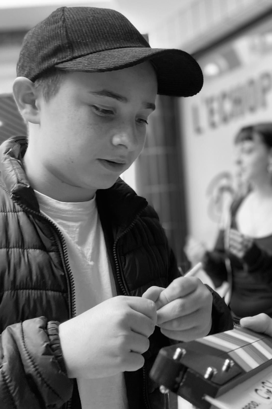 et billede af Hugo Sabourin