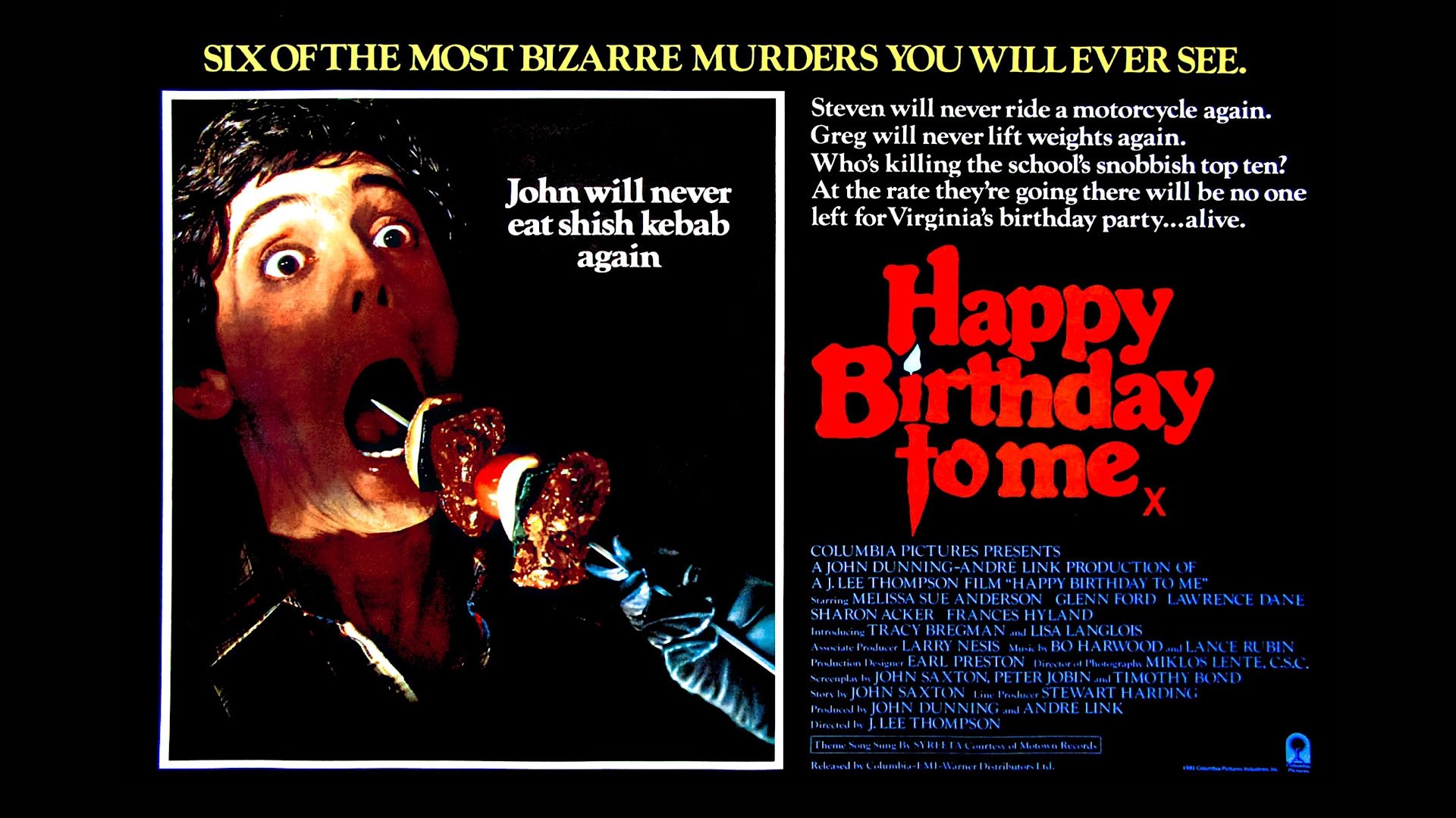 Happy Birthday to Me (1981)