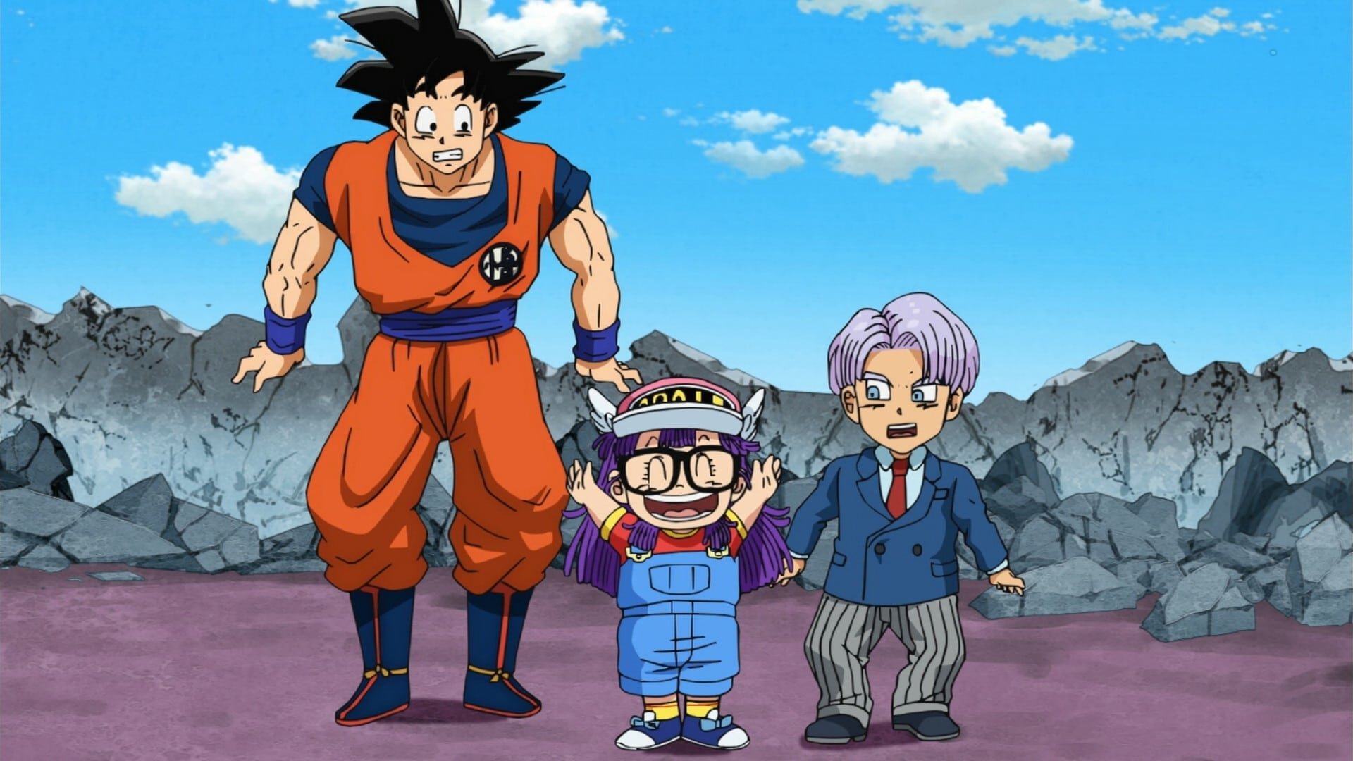 Goku vs Arale! 