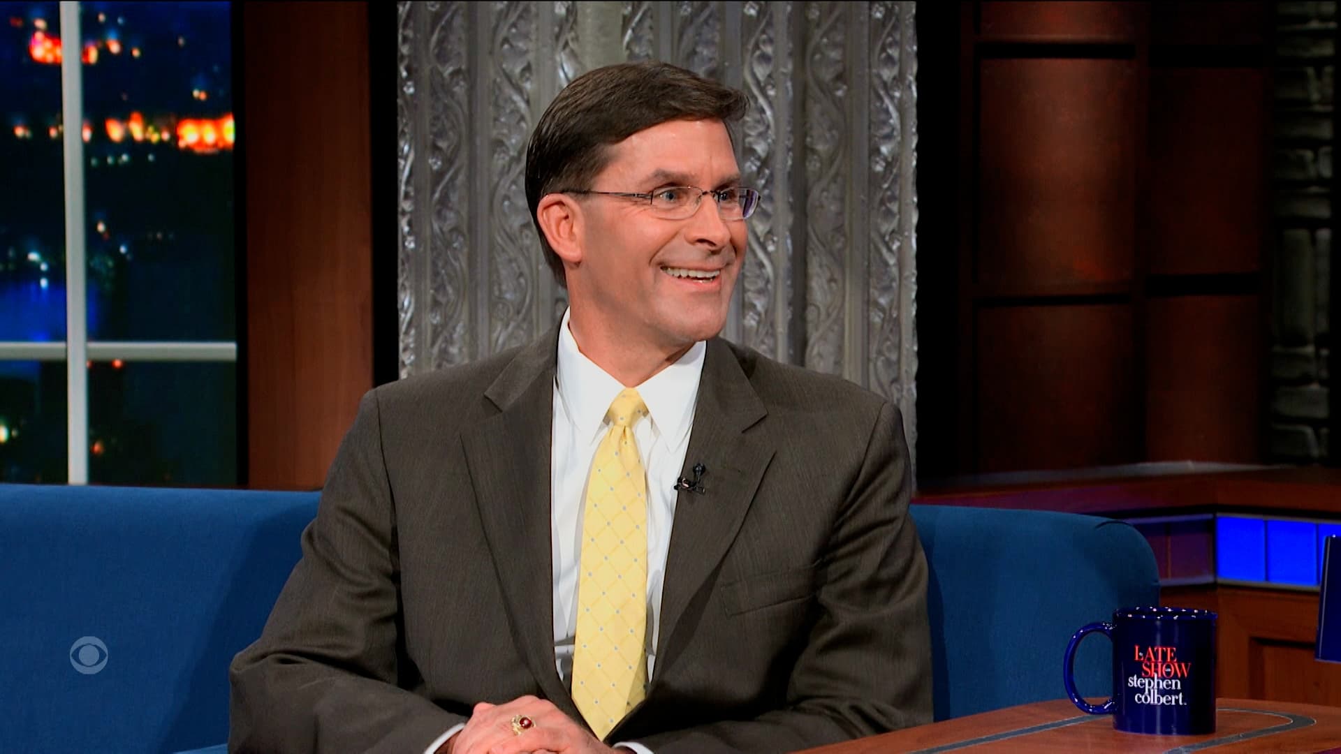 The Late Show with Stephen Colbert Season 7 :Episode 130  Mark Esper, Judd Apatow
