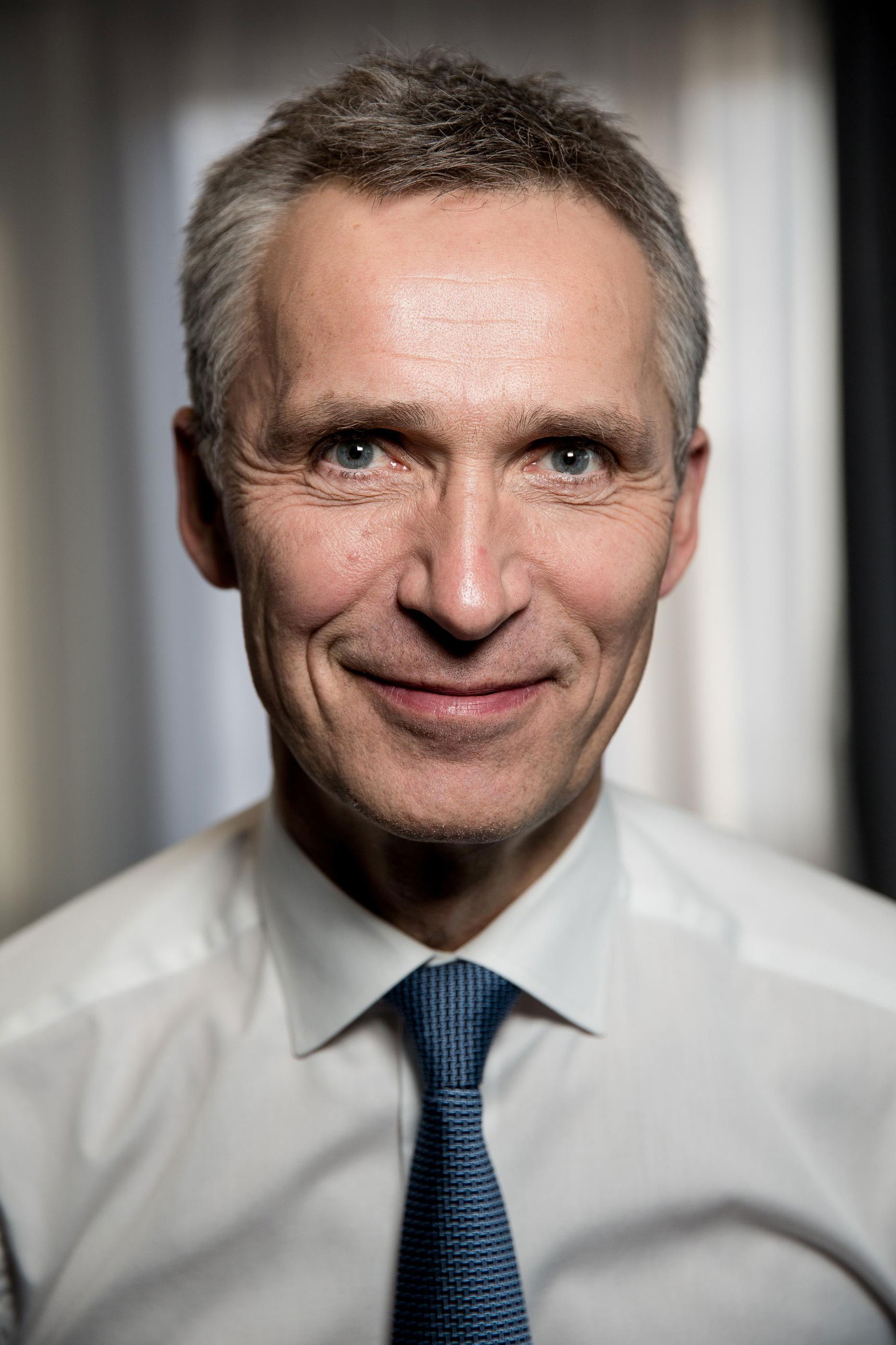 et billede af Jens Stoltenberg