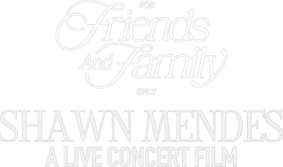 Shawn Mendes: For Friends and Family Only – A Live Concert Film Logo