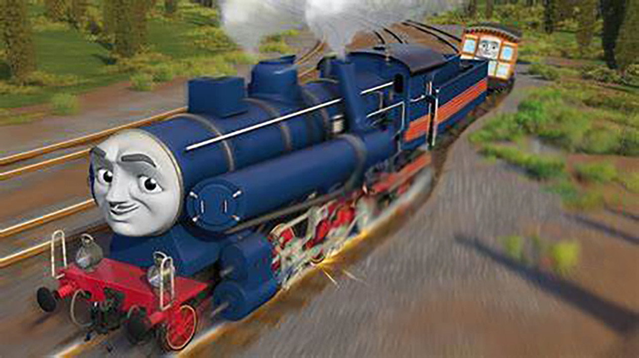 Thomas E Seus Amigos Minas do Mistério backdrop