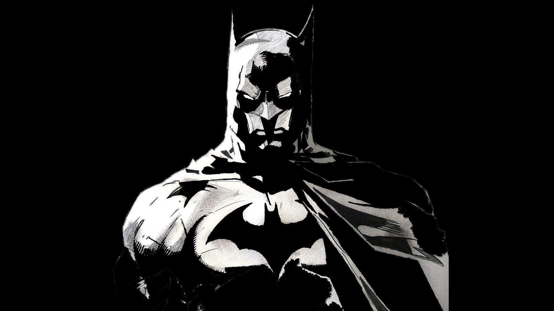Batman: Black and White Motion Comics backdrop