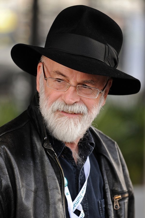 et billede af Terry Pratchett