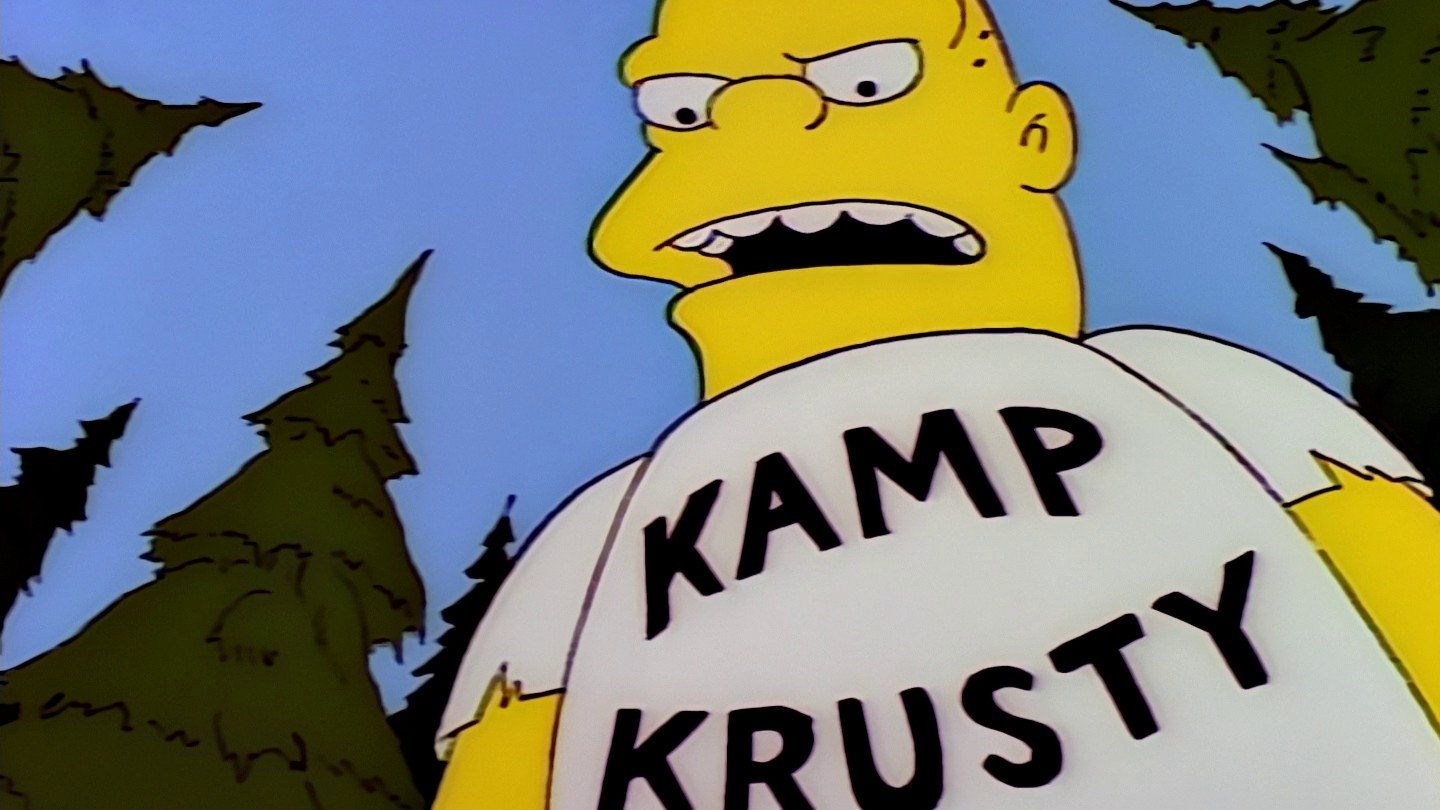 The Simpsons Season 4 :Episode 1  Kamp Krusty