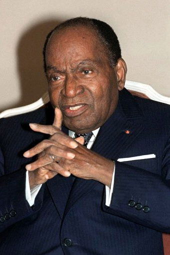 et billede af Félix Houphouët-Boigny