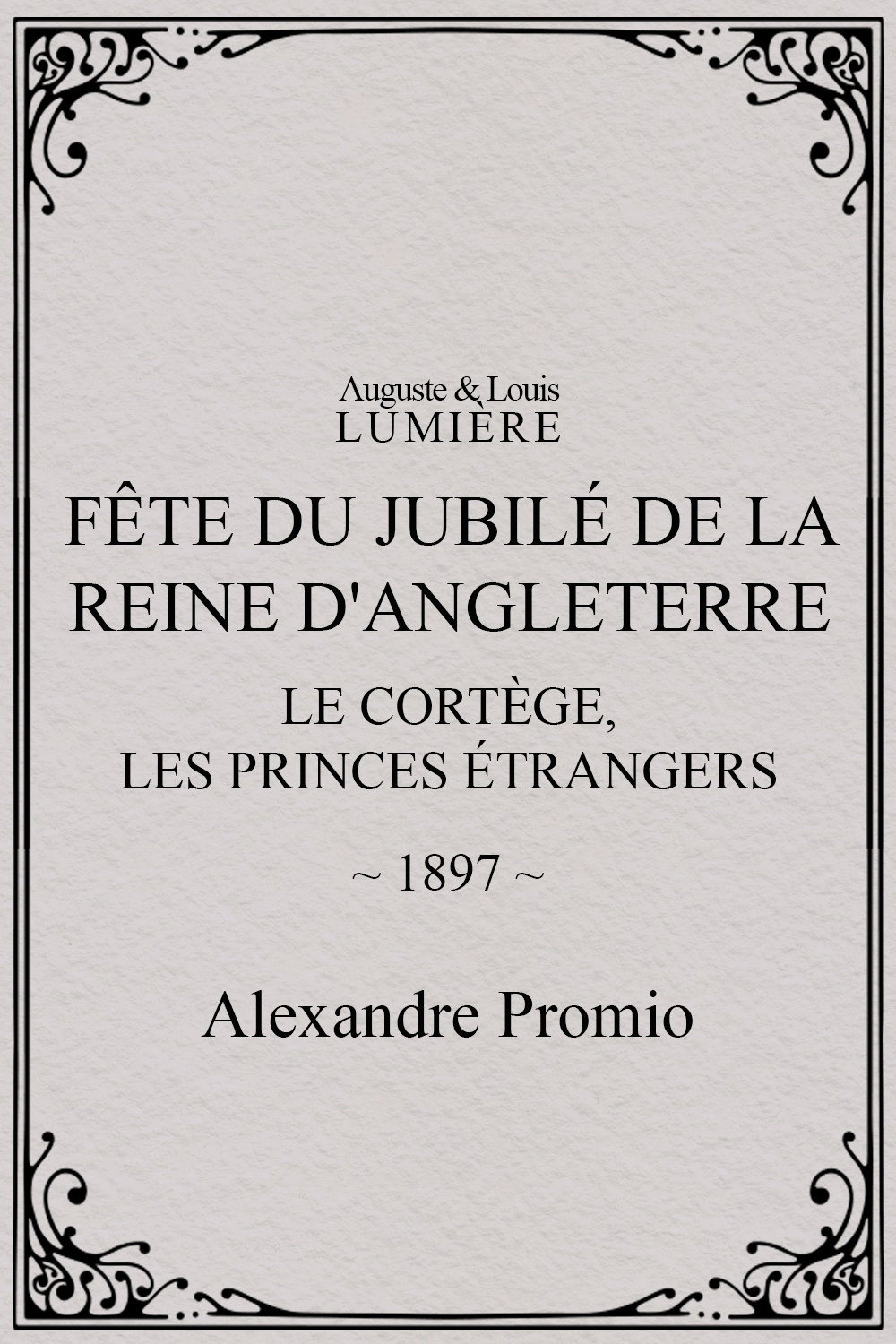 F&ecirc;te du jubil&eacute; de la reine d'Angleterre : Le cort&egrave;ge, les princes &eacute;trangers