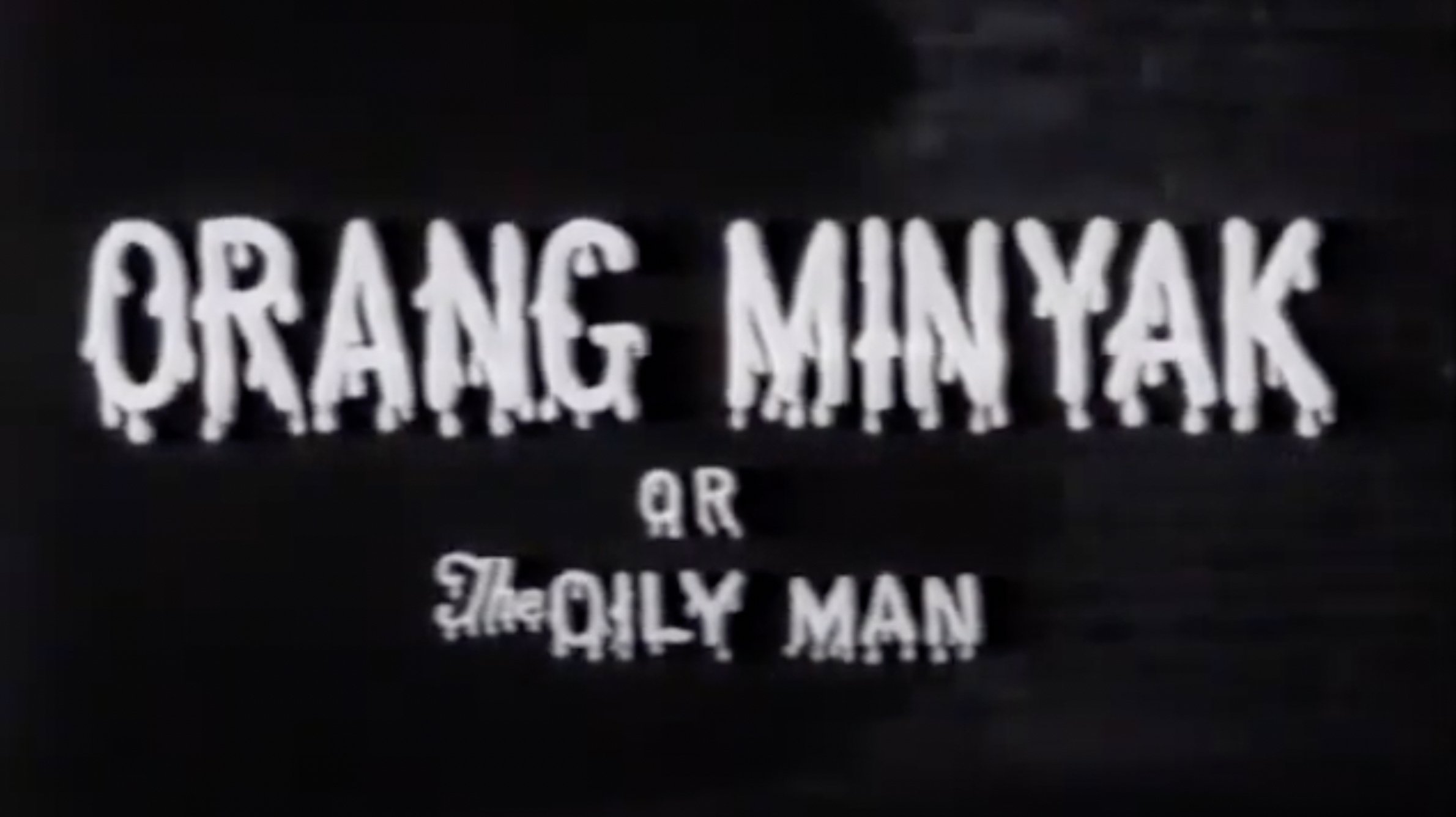 The Oily Man (1958)