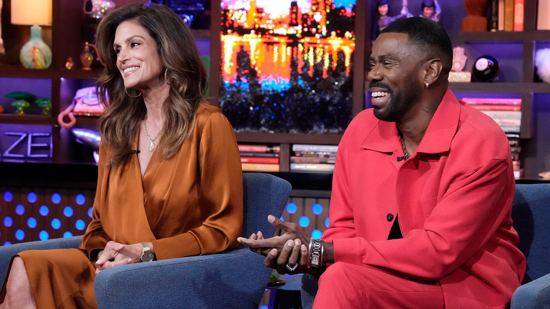 Cindy Crawford and Colman Domingo