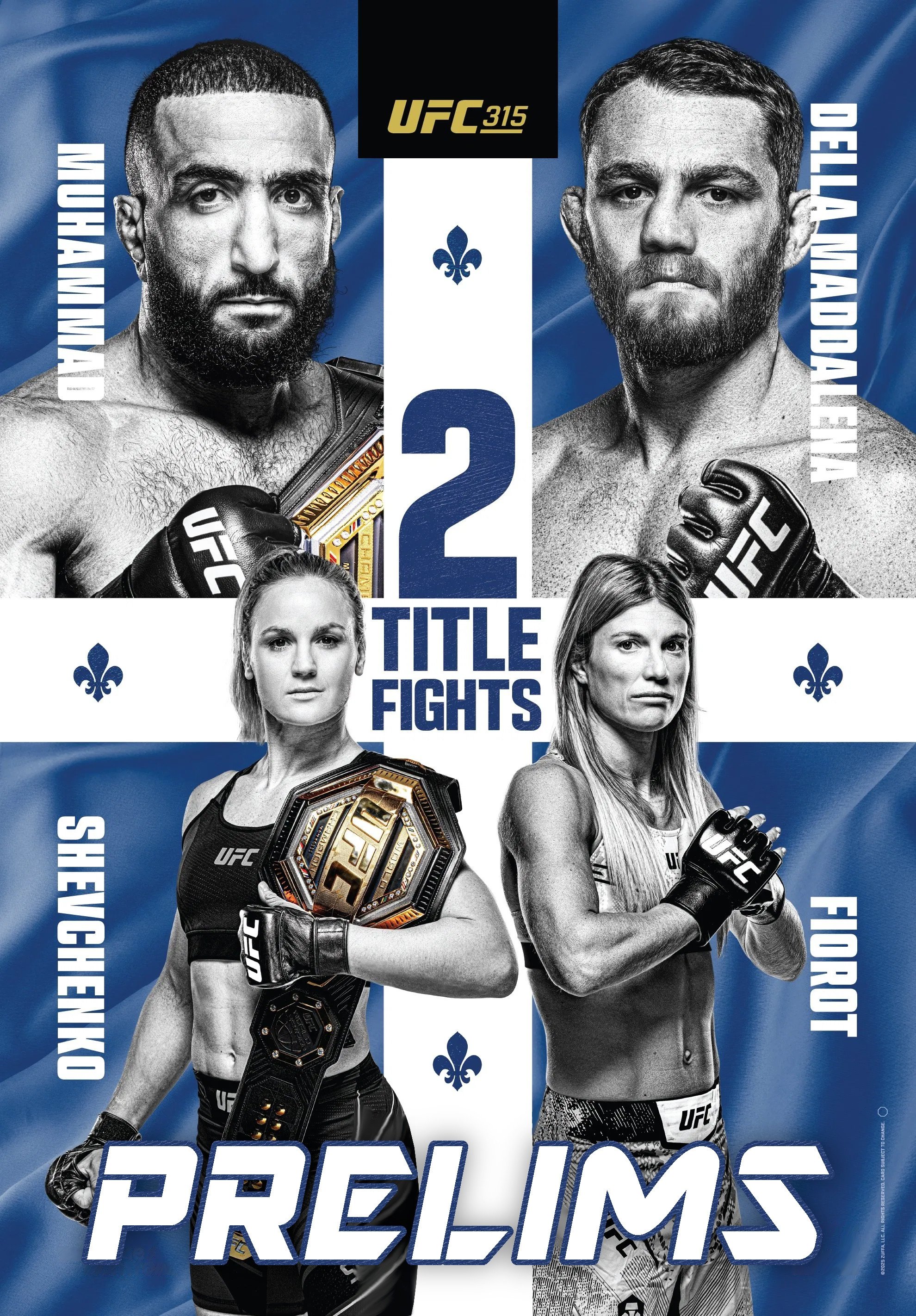 UFC 315: Muhammad vs. Della Maddalena