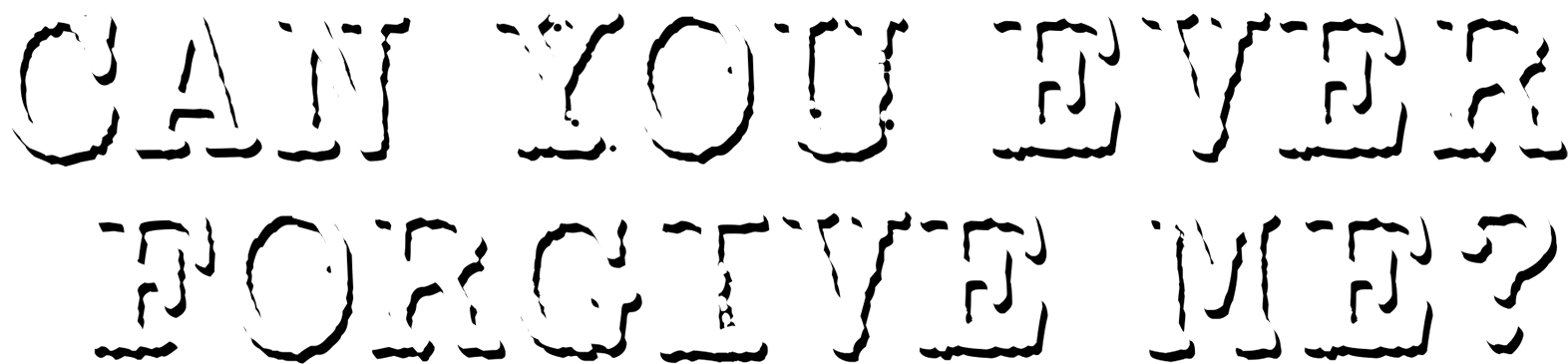 Can You Ever Forgive Me? Logo
