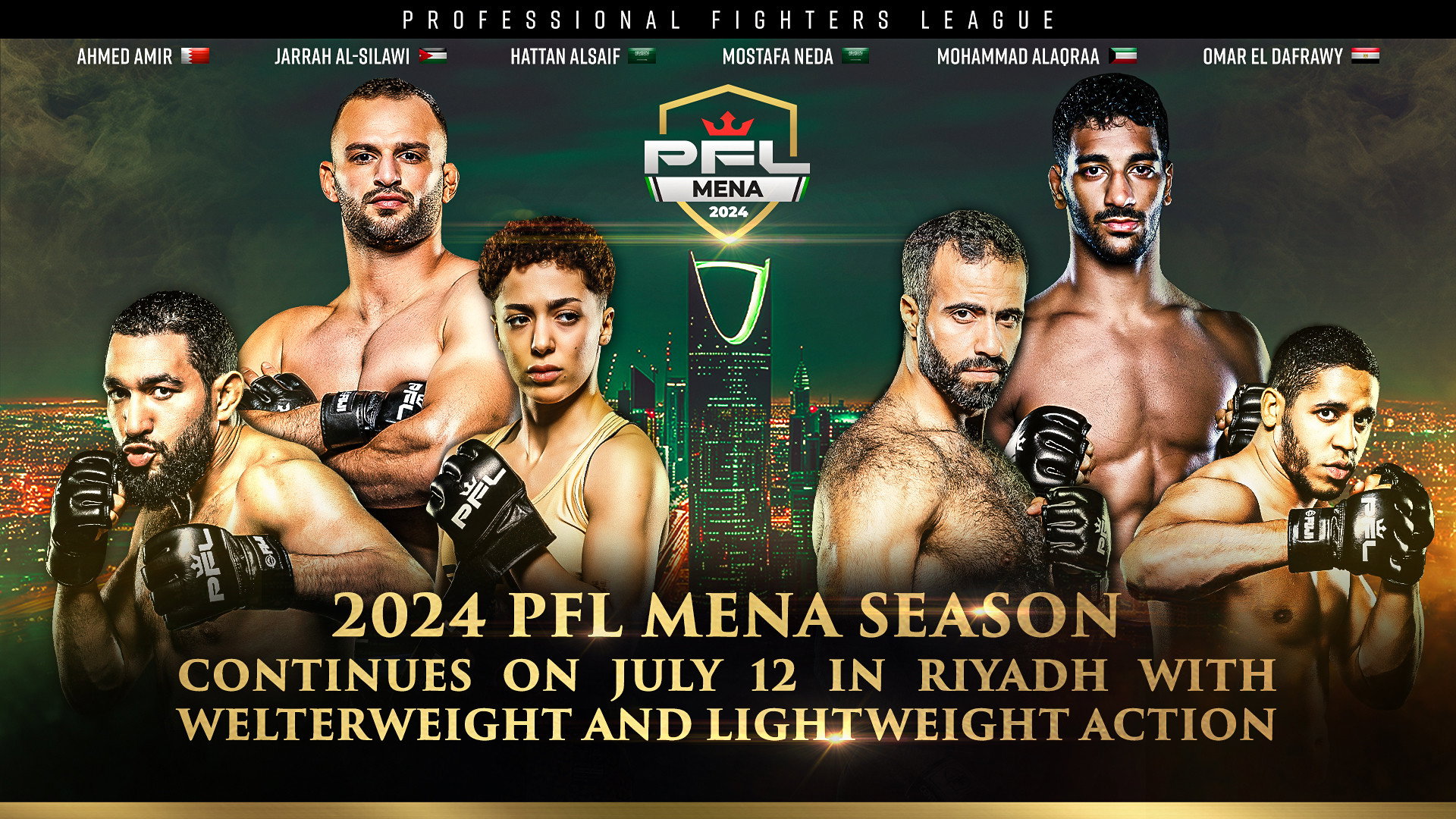 PFL 2024 MENA #2: Riyadh - Rashed Neda vs. Driai