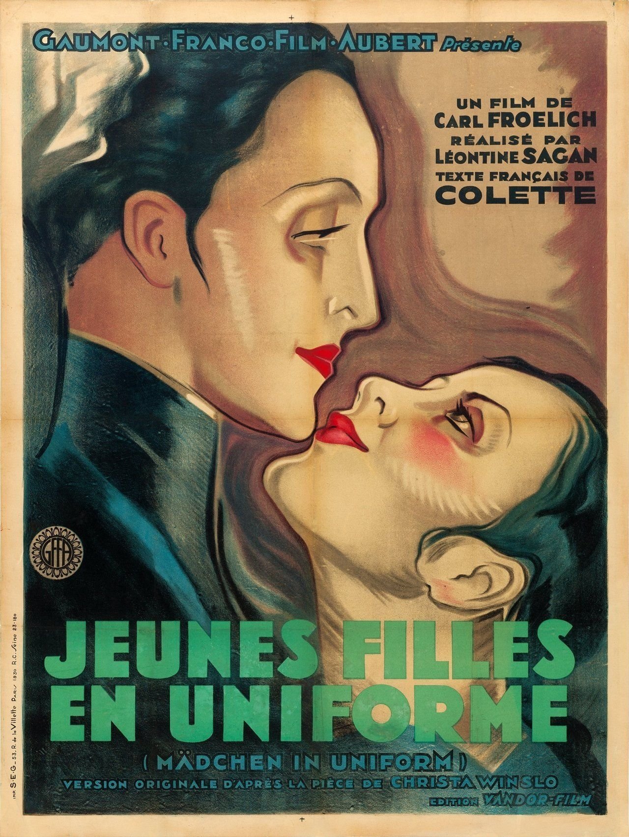 Affiche du film Jeunes Filles en uniforme 17901