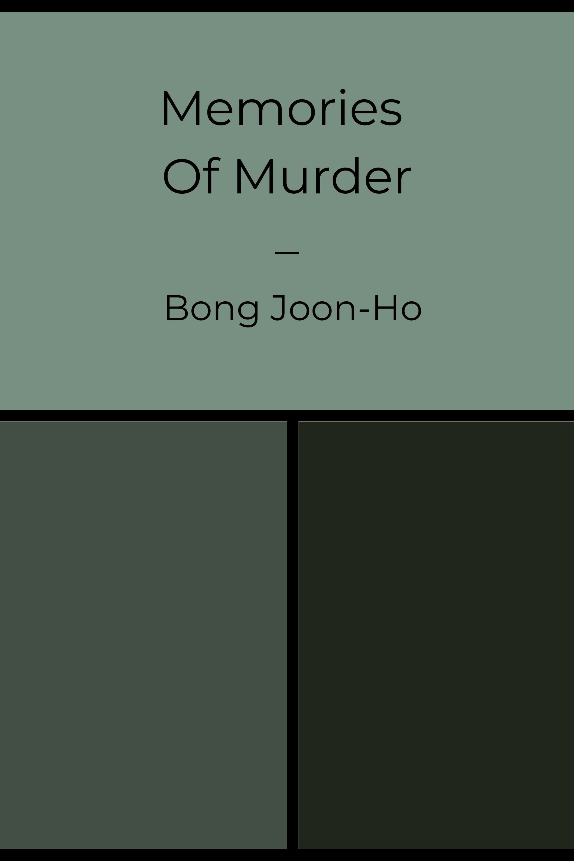 Memories of Murder