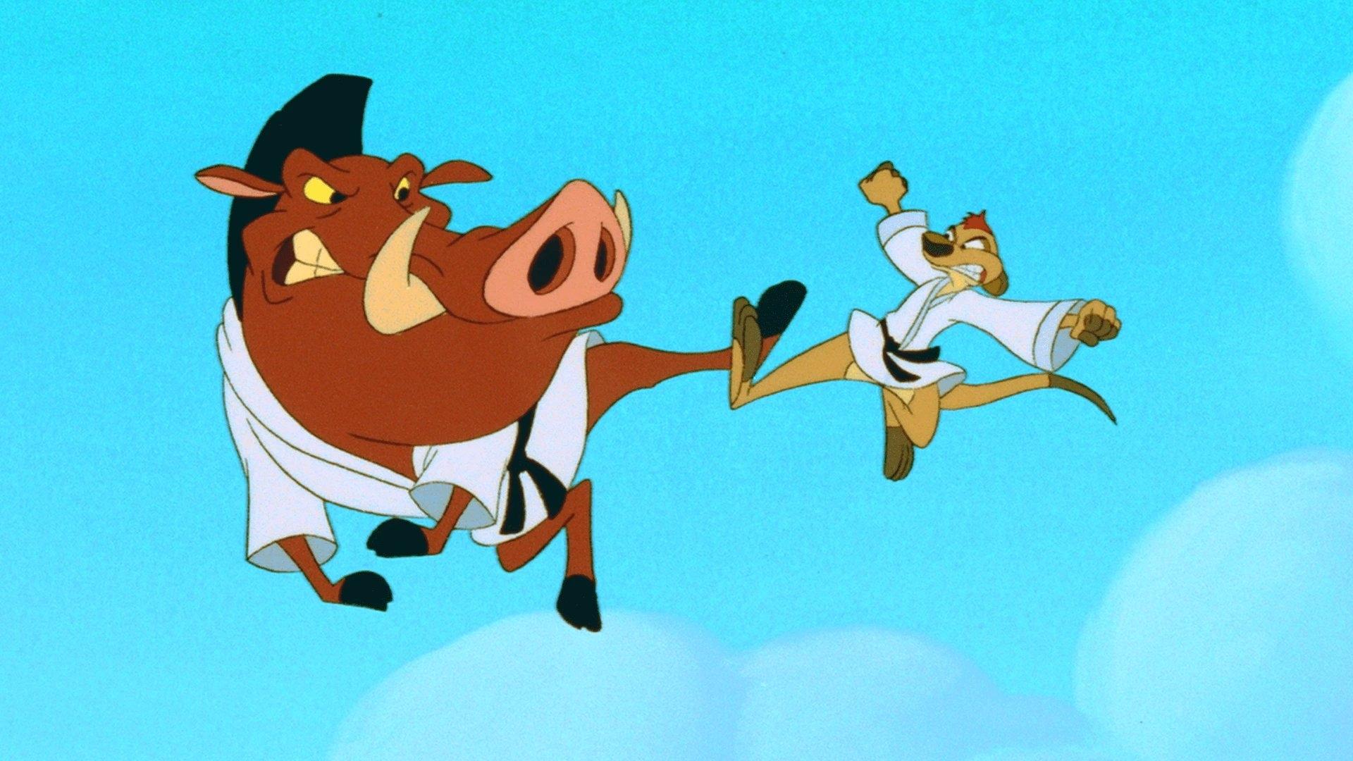 Timon and Pumbaa