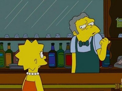 The Simpsons Season 18 :Episode 6  Moe'N'a Lisa