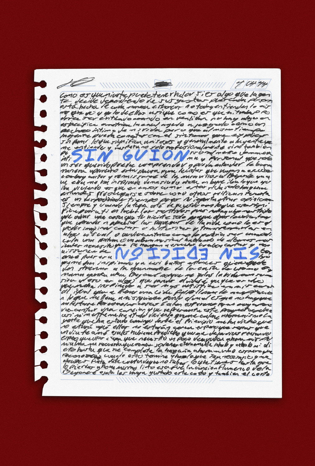 Sin Guion, Sin Edición