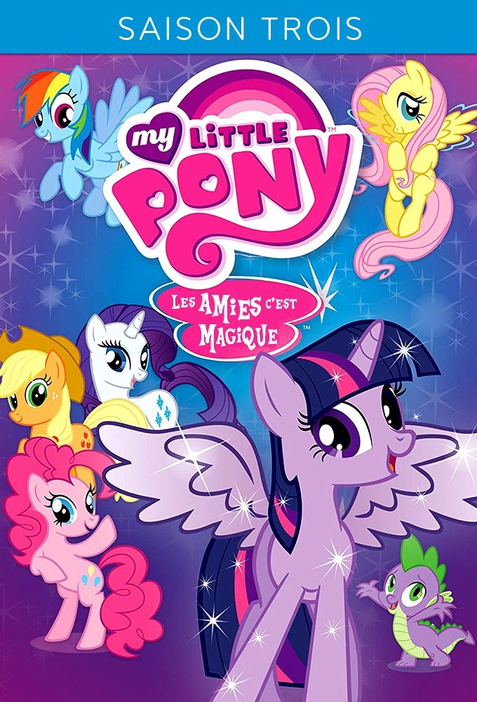 Artwork de la saison 1 de My Little Pony, les amies c'est magique
