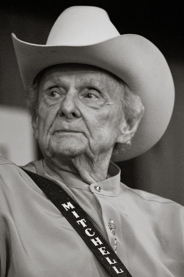 et billede af Ralph Stanley