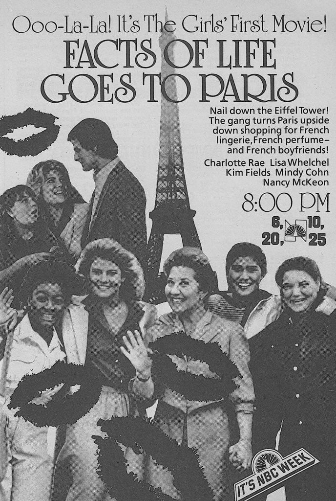 The Facts of Life Goes to Paris on FREECABLE TV